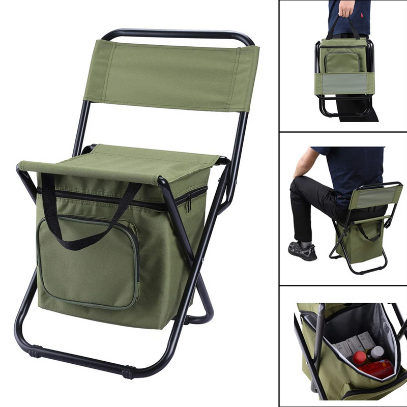 Cadeira dobrável com Bolsa térmica