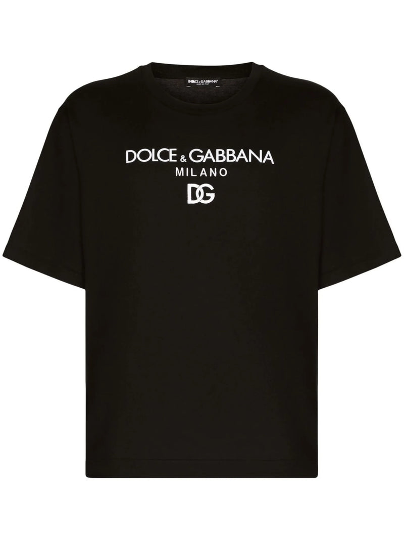 Camiseta D&G com logo bordado