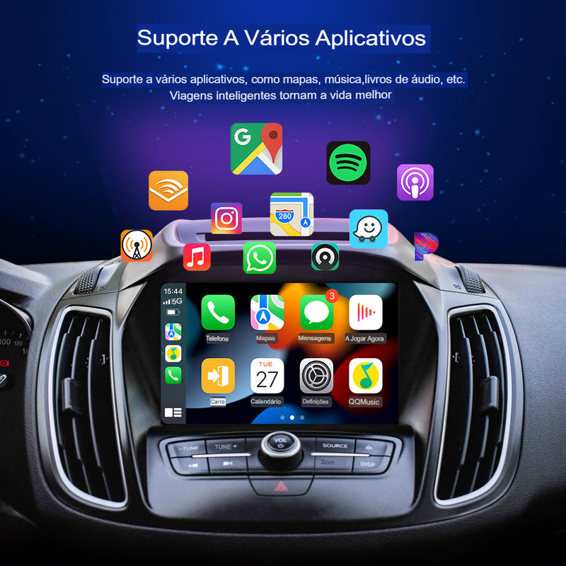 Adaptador Bluetooth para Android Auto/Apple CarPlay - MultimidiaWireless™