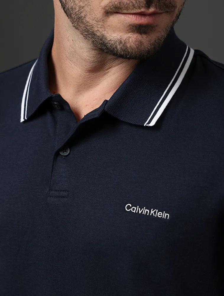 Polo Masculina Liquid Touch Marinho