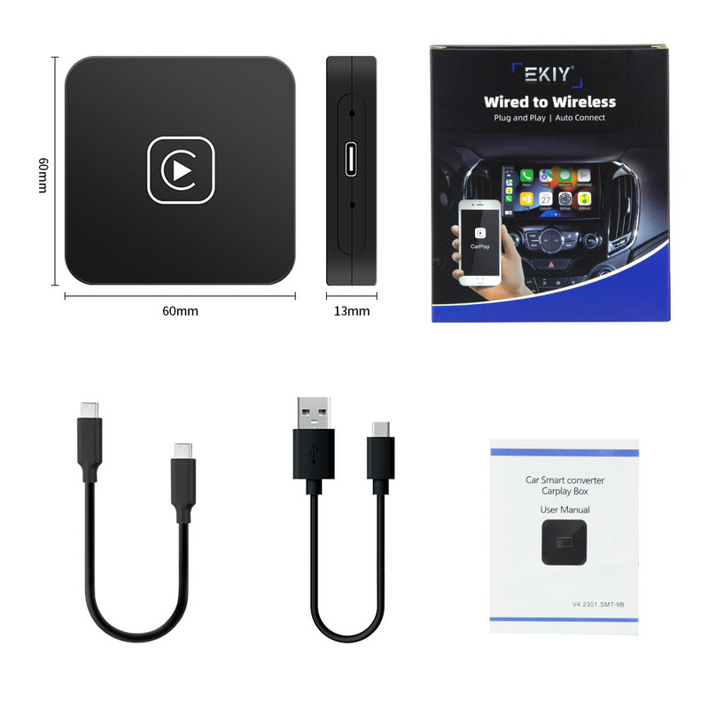 Adaptador Bluetooth para Android Auto/Apple CarPlay - MultimidiaWireless™