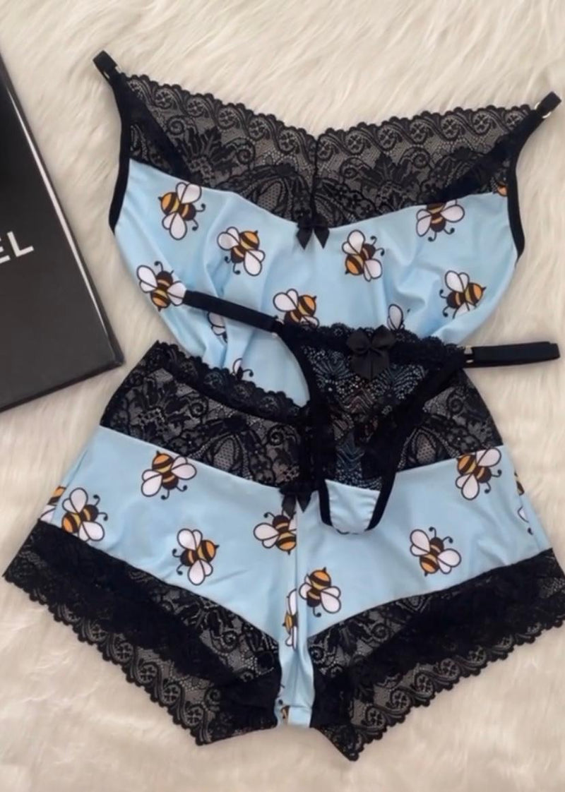 Pijama Baby Dool Abelhas (3 Peças)