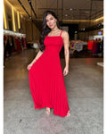Vestido plissado