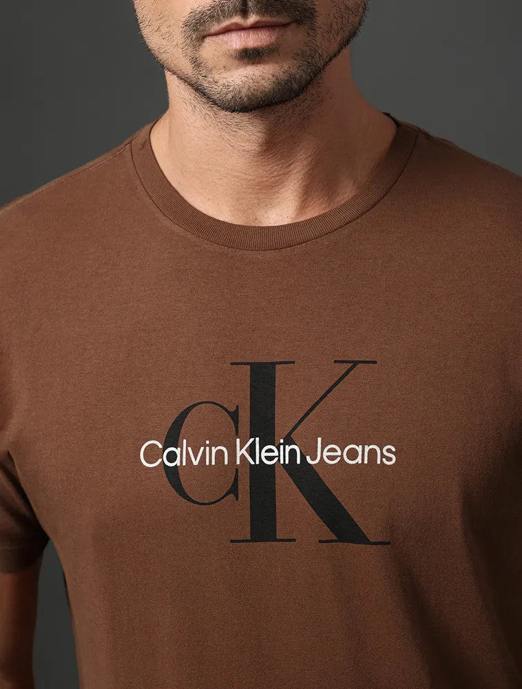 Camiseta Masculina Re Issue Jeans Marrom