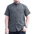 Camisa Masculina manga curta com fechamento em botões