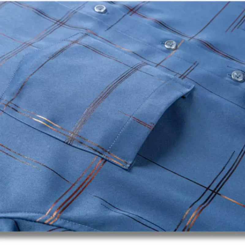 Camisa Masculina Manga Curta com fechamento em botões