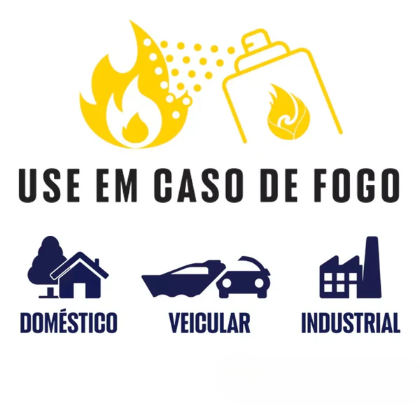 Spray Antichamas - combate ao fogo