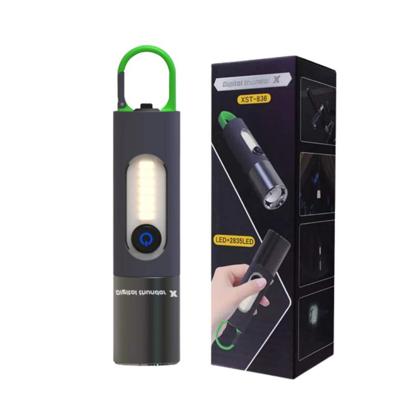 Lanterna power LED com zoom
