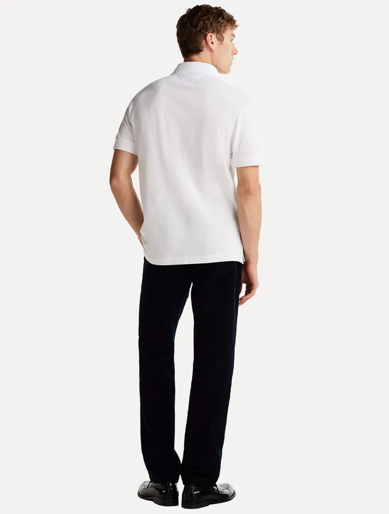 Polo Masculina Regular Chest Insert Logo Branca