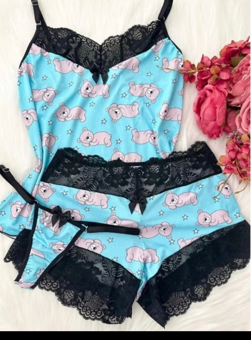 Pijama Baby Dool Abelhas (3 Peças)