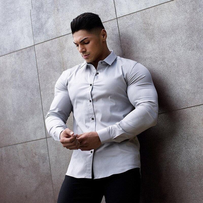 Camisa Masculina Social Slim Luxury Series - Favoritoz
