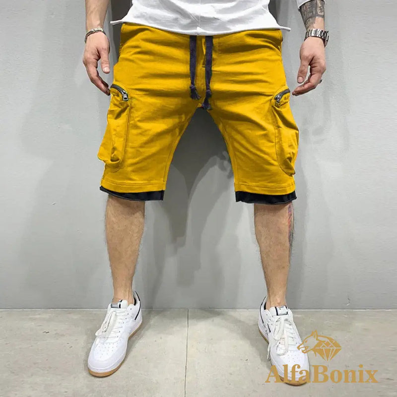 Bermuda Alfa Phoenix Amarelo / P