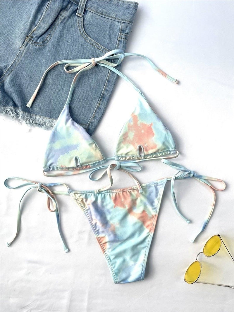Biquíni Dye - LUV Mulher - PR019 - Biquíni Dye - Azul - P -