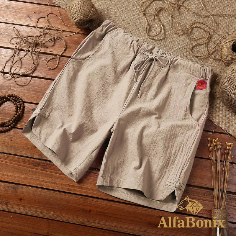Short Alfa Linen