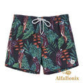 Short Bonix Surfcuz Preto Folhas / Pp
