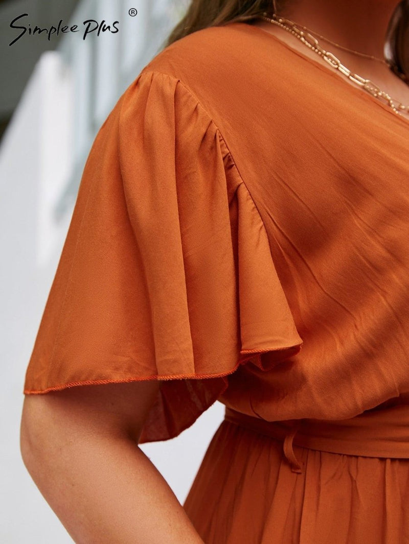 Vestido Alianz - LUV Mulher - lf126 - Vestido Alianz - Laranja - XG -