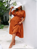 Vestido Alianz - LUV Mulher - lf126 - Vestido Alianz - Laranja - XG -