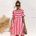 Vestido Elegant - LUV Mulher - VR004 - Vestido Elegant - Vermelho - P -