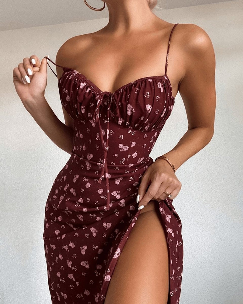 Vestido Ganesha - LUV Mulher - VR010 - Vestido Ganesha - Vermelho - P -
