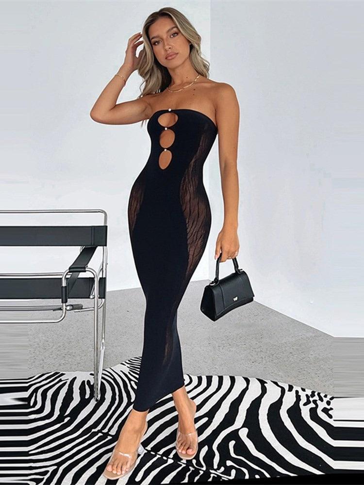 Vestido Marcella - LUV Mulher - VD070 - Vestido Marcella - Preto - P -