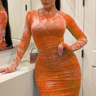 Vestido Plissado - LUV Mulher - LF015 - Vestido Plissado