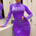 Vestido Plissado - LUV Mulher - LF015 - Vestido Plissado