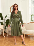 Vestido Surplice - LUV Mulher - VD109 - Vestido Surplice