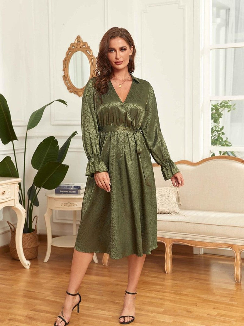 Vestido Surplice - LUV Mulher - VD109 - Vestido Surplice