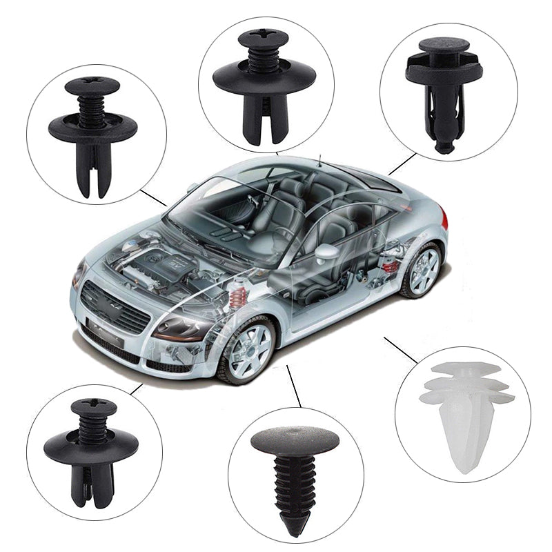 Kit com 100 Rebite Fixadores para Carro