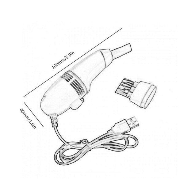 Mini Aspirador de Pó para Teclado